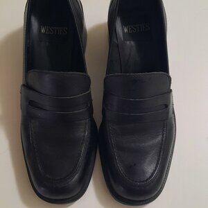 Black Loafers Westies Size 6